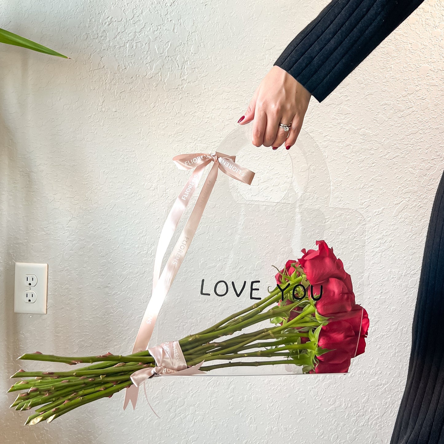 Flower Bag - Rose Charm