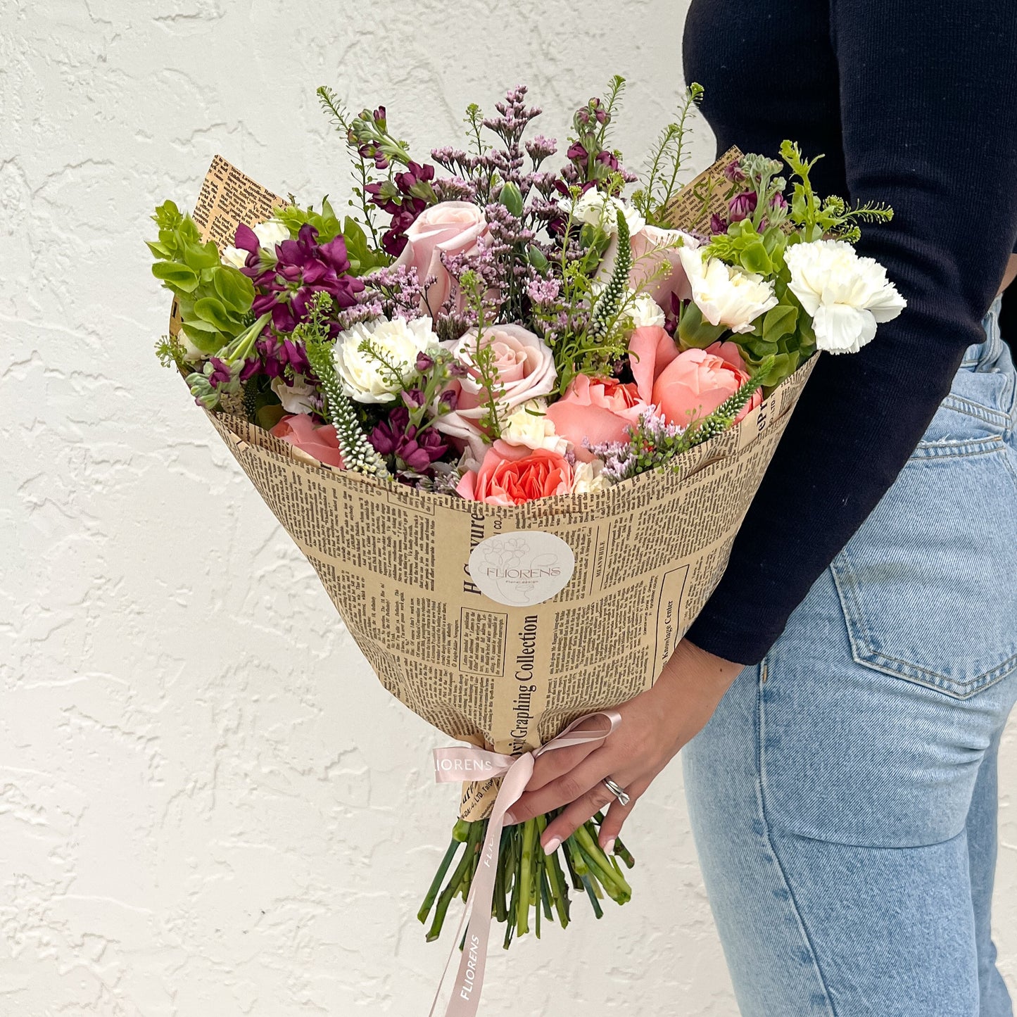 Flower Bouquet - Aquamarine