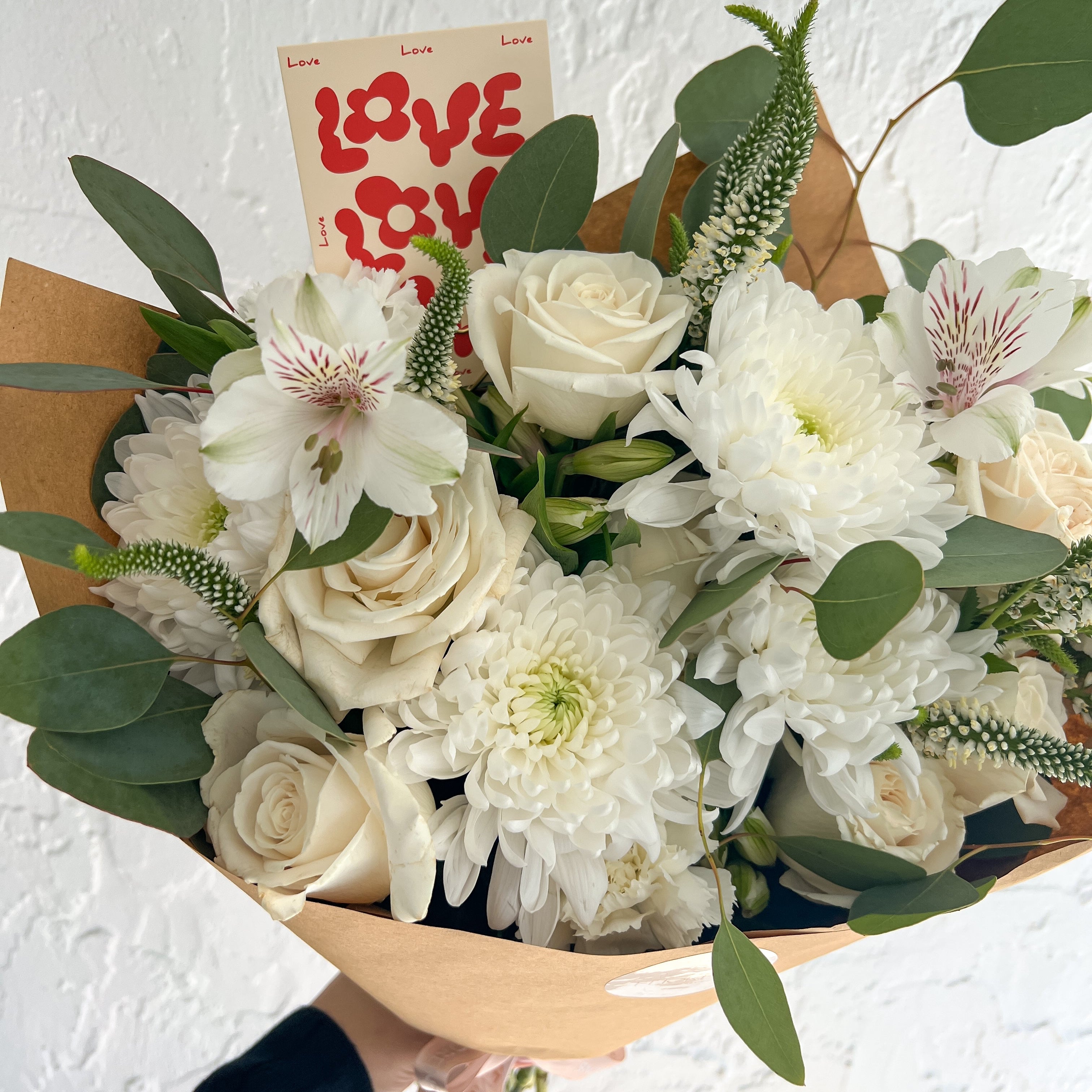 ［Flora］flower bouquet pearl shower earr Flower Bouquet - Pearl – Fliorens