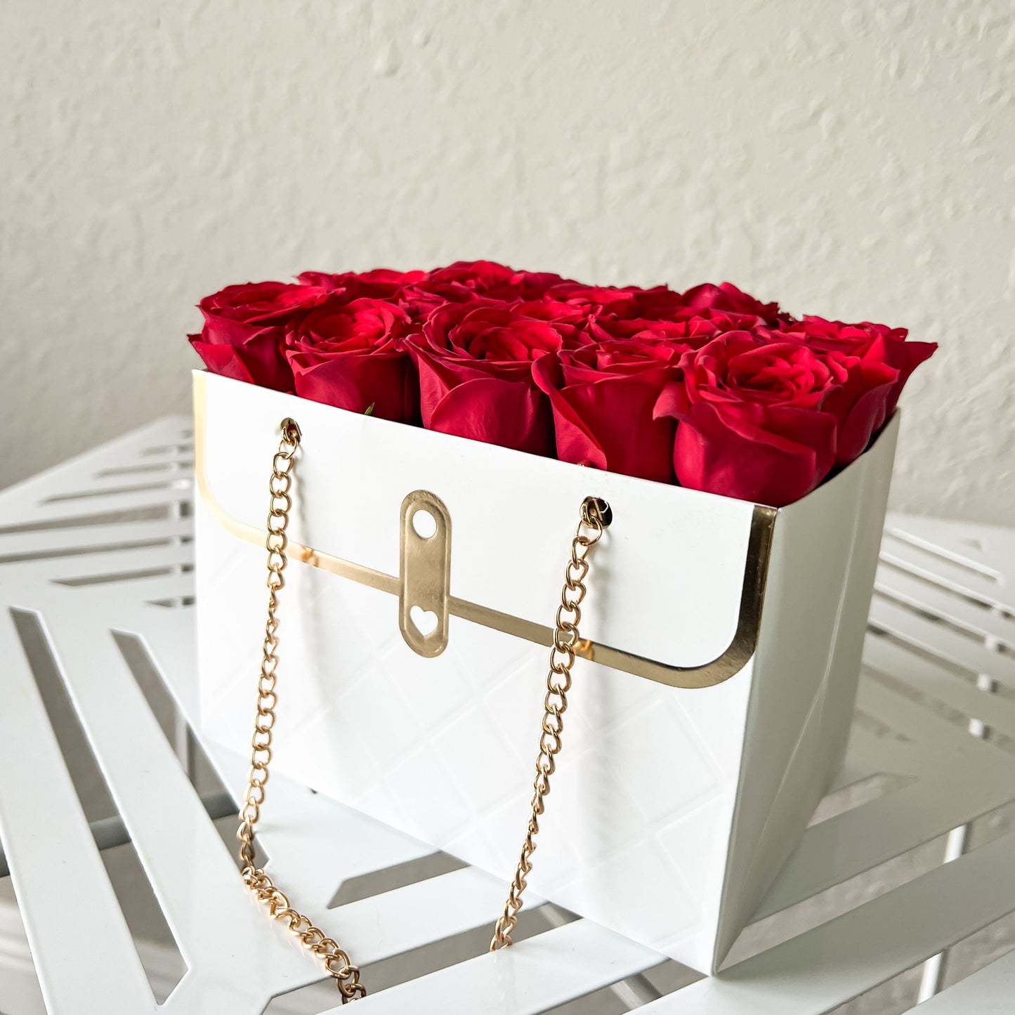 Flower Bag - Garnet