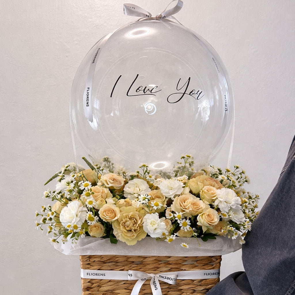 Flower Basket - Caramel