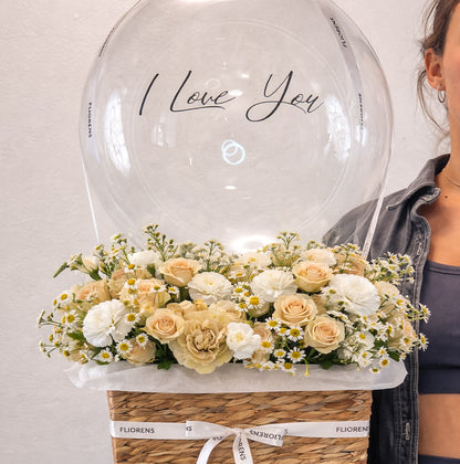 Flower Basket - Caramel