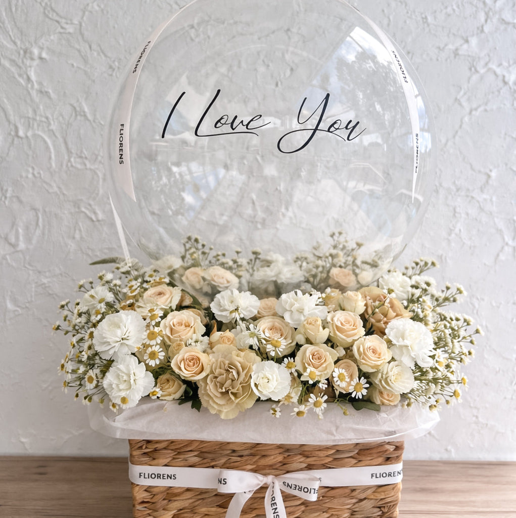 Flower Basket - Caramel