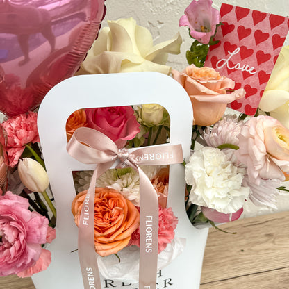 Flower Bag - White Opal