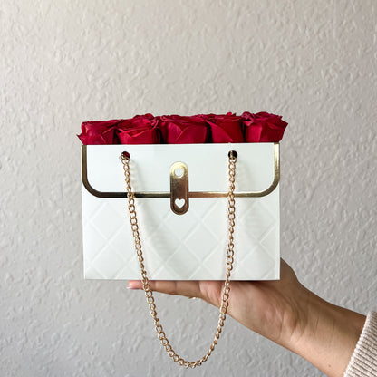 Flower Bag - Garnet