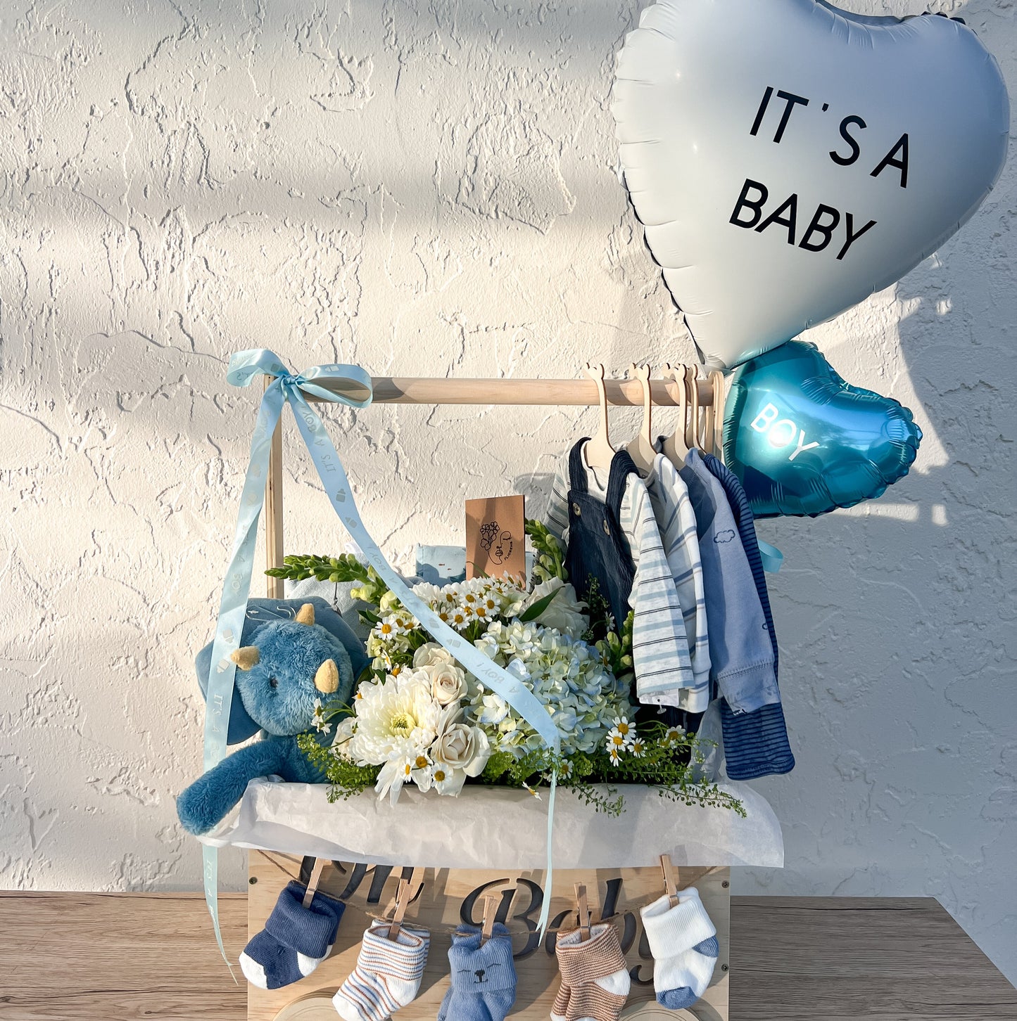 Flower Basket - Baby Shower