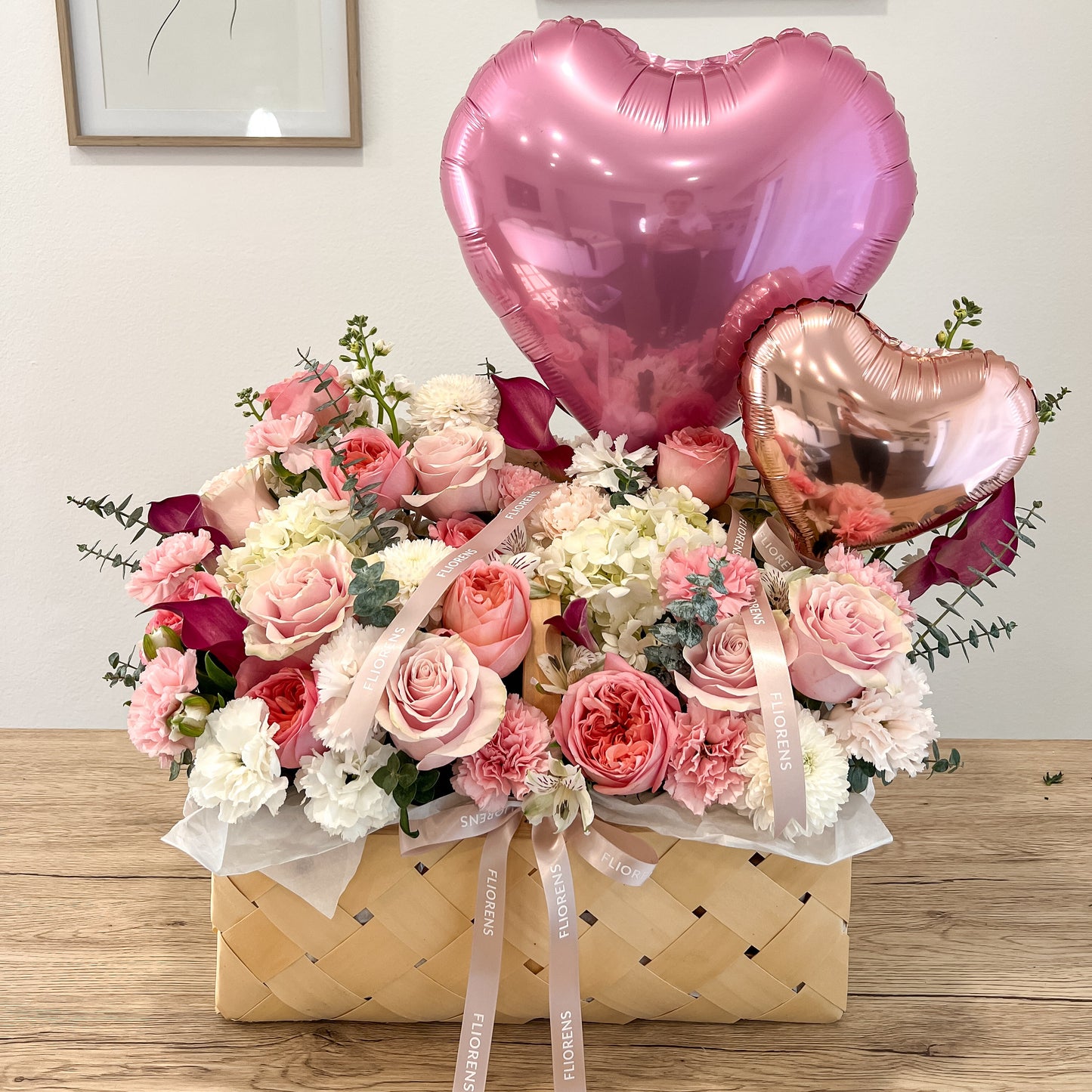 Flower Basket - Pink Glow